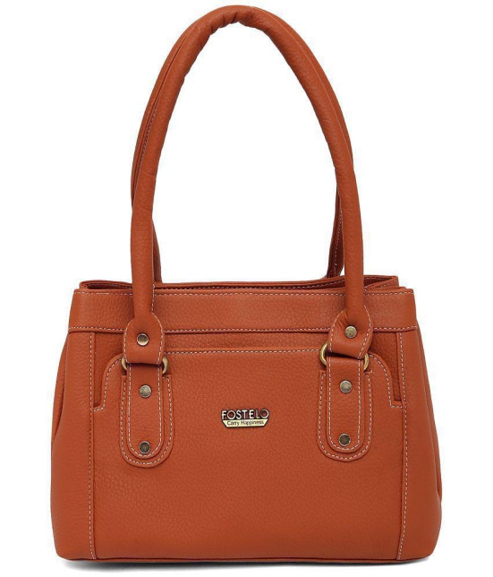 Fostelo - Tan  PU Shoulder Bag - Tan