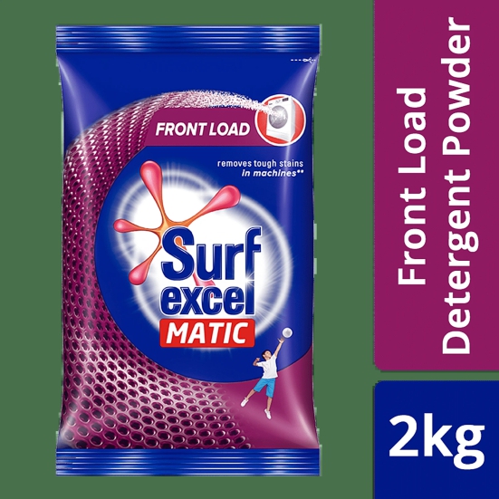 Surf Excel Matic Front Load Detergent Powder, 2 Kg