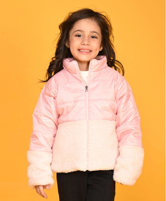 MILANO HARVEY CUT N SEW FUR JACKET - PINK-10-12 YEARS / 1N / PINK