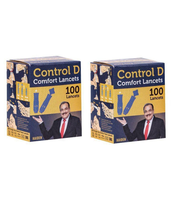 Control D 200 Round Comfort Lancets 101-200 Expiry March 2024