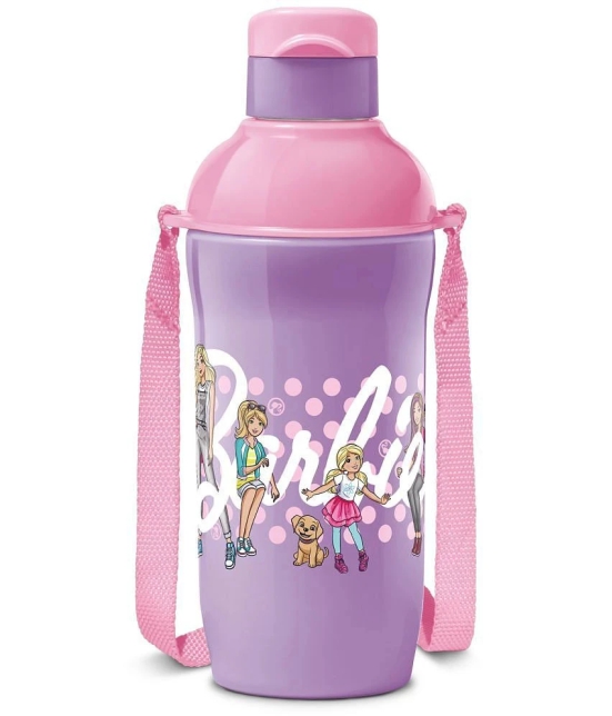 Milton STEEL BARBIE 400 Purple Water Bottle 390 ml (Set of 1) - Purple