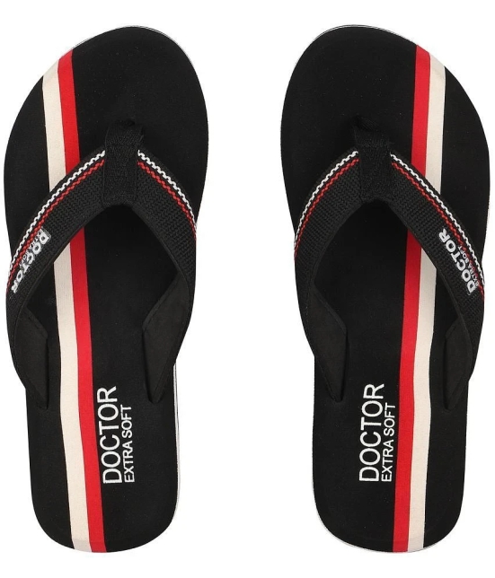 DOCTOR EXTRA SOFT - Black Mens Daily Slipper - None