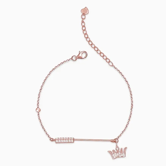 Anushka Sharma Rose Gold Crown Bracelet