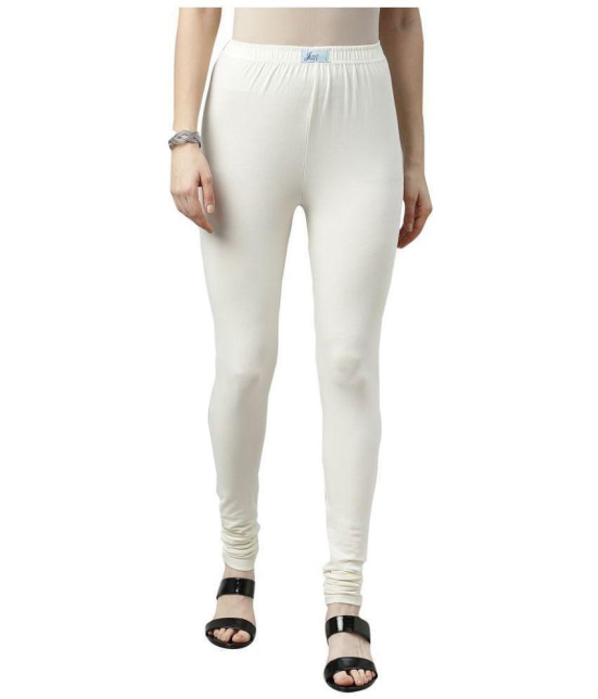 Jcss - White Lycra Women's Leggings ( Pack of 1 ) - XXL