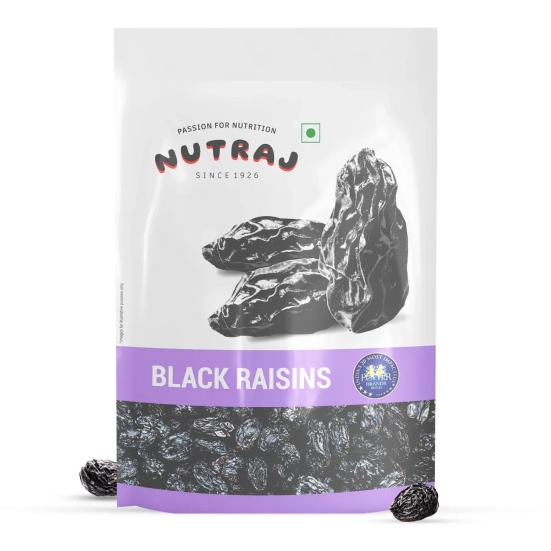 Nutraj Black Raisins Kishmis with Seeds 200gm 200g