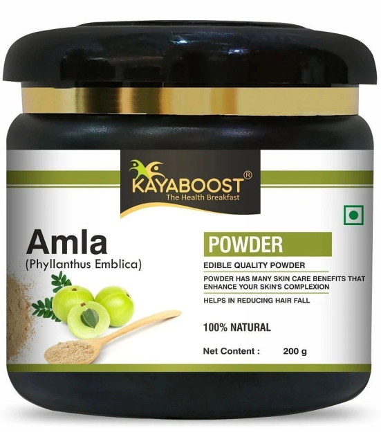 KAYABOOST Amla Powder for Drink, Eating, Hair Growth & Hair Strong (200 g)