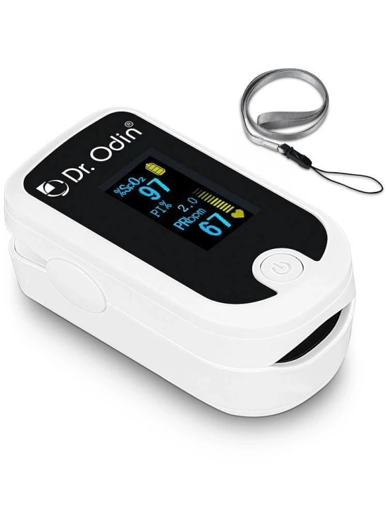 DR. ODIN Pulse Oximeter Fingertip FS20E White & Black Finger Tip