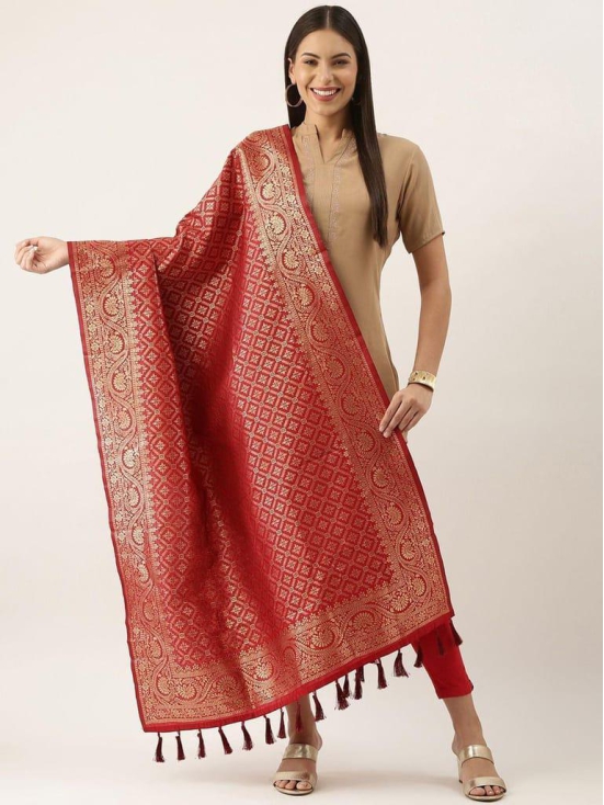 Women''s Fancy Woven Banarasi Silk Dupatta