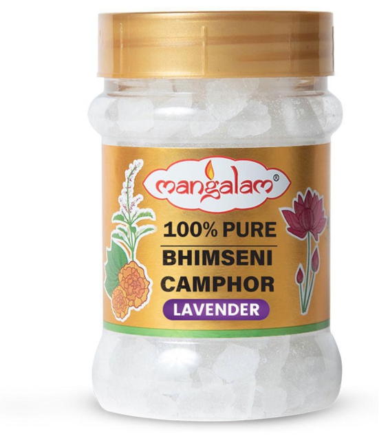 Mangalam Bhimseni Camphor Jar Lavender100g