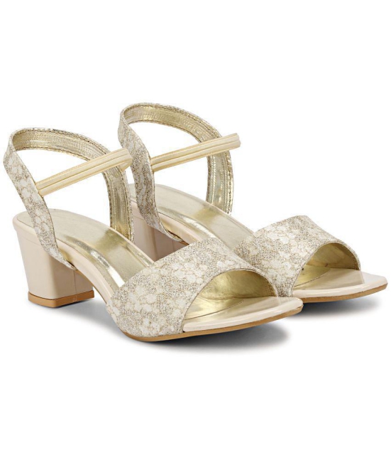 Saheb - Nude Women''s Sandal Heels - None