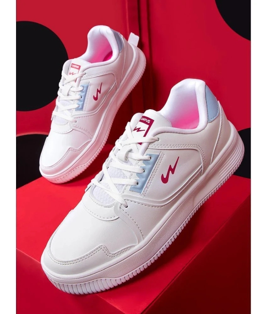 Campus White Womens Sneakers - None