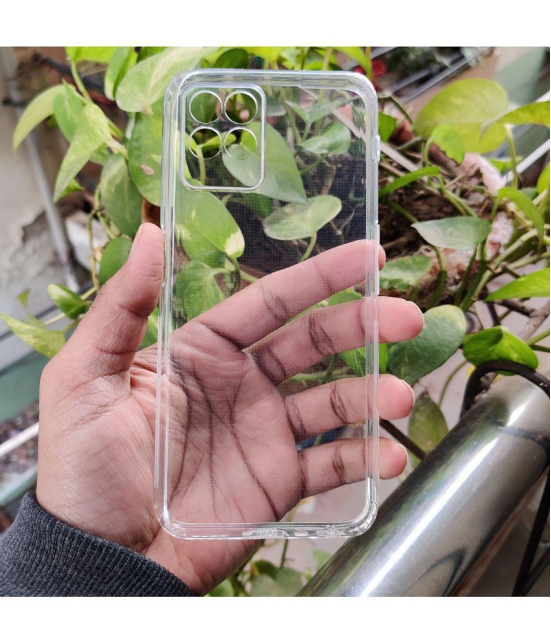 Case Vault Covers Transparent Soft Silicon Cases For Realme 8i - - Transparent