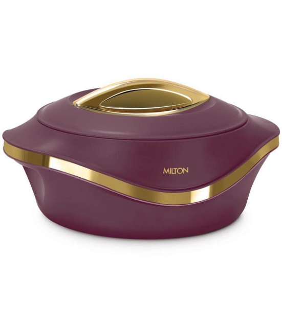 Milton Pearl 1500 Inner Stainless Steel Casserole, 1.27 Litres, Maroon - Maroon