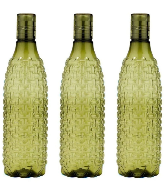 Oliveware Green Water Bottle 1000 mL ( Set of 3 ) - Green