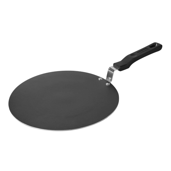 Fackelmann Quartz Nonstick Flat Tawa 25Cm | Greblon German Technology | Non-Toxic PFOA & BPA-Free | Induction Base - All Stoves | Anti-scratch, Cool Handle, Even Heating