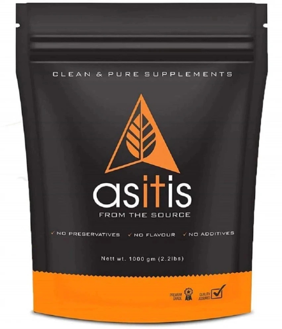 ASITIS Nutrition - Whey Protein Concentrate 80% Whey Protein Powder ( 1 kg , Unflavoured - Flavour )