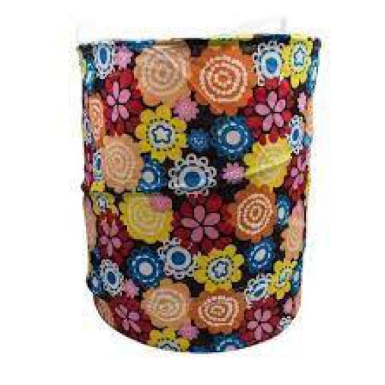 Multi Color Cotton Foldable Laundry Basket