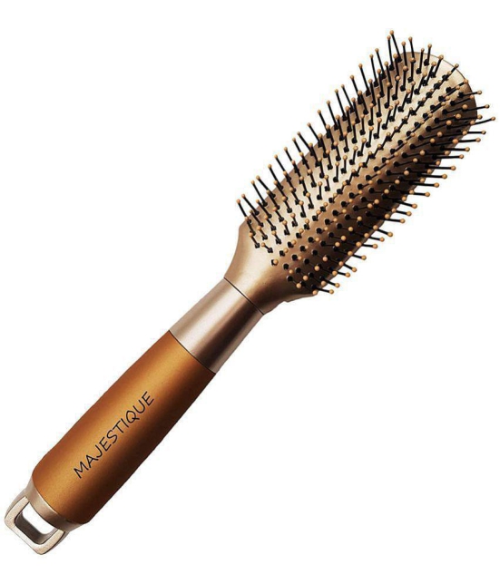 Majestique Golden Fusion Vent Hair Brush For Blow Drying Styling And Solon For Men And Women