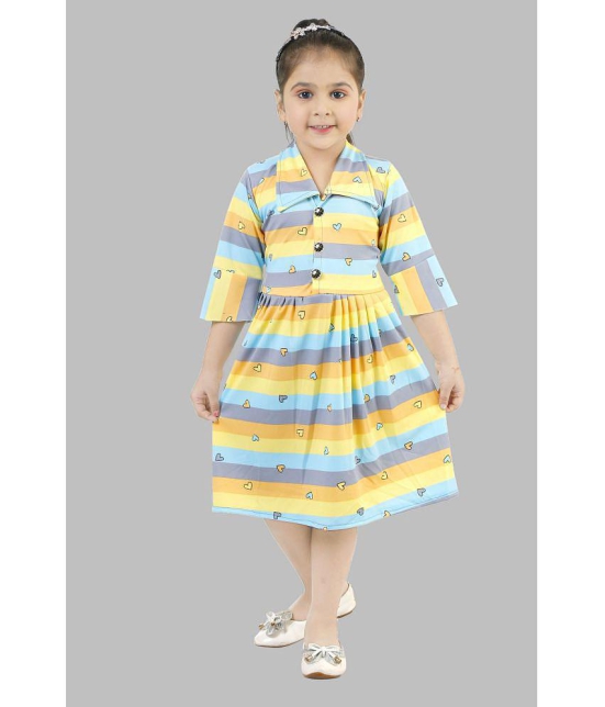 Pichkari - Multicolor Rayon Girls Frock ( Pack of 1 ) - None