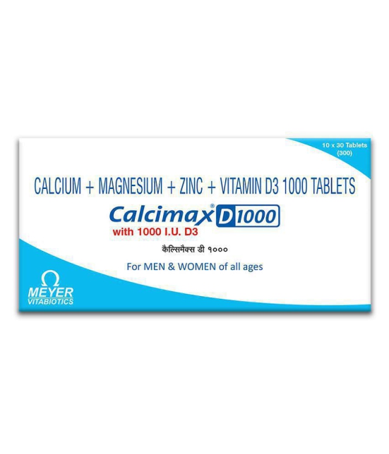 Calcimax D1000 health supplement 30 no.s Multivitamins Tablets