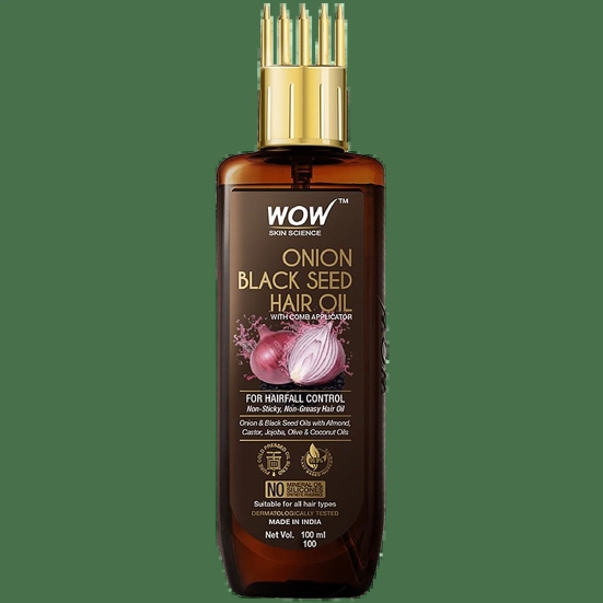 Wow Onion Black Seed Hair Oil, 100 Ml