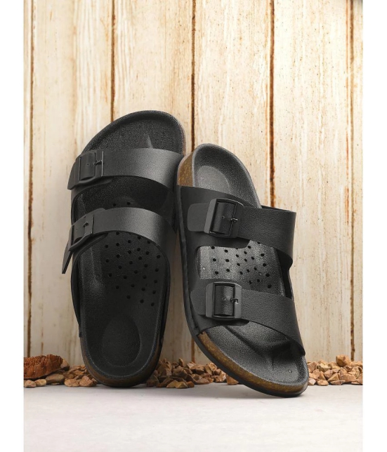 Aadi Black Men's Slide Flip Flop - None