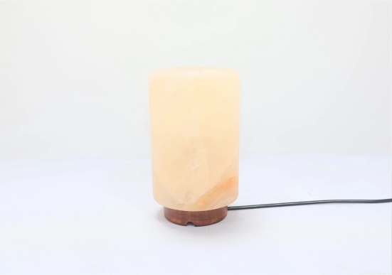 SARAS Aajeevika, Handcrafted | Himalayan Rock Salt Lamp | SHG Product | Punjab | Rock Salt Lamp | Cylinder Shape Lamp