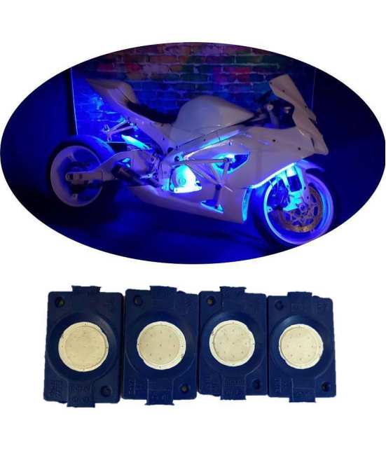 Patch Lights for Front Rear, Bike Body, Dash Light, Parking Light, Tail Light, Motorbike, Van, Truck Led (Pack of 4)