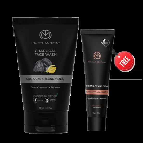 Charcoal Face Wash | Charcoal & Ylang Ylang Face Wash and Free Face Cream