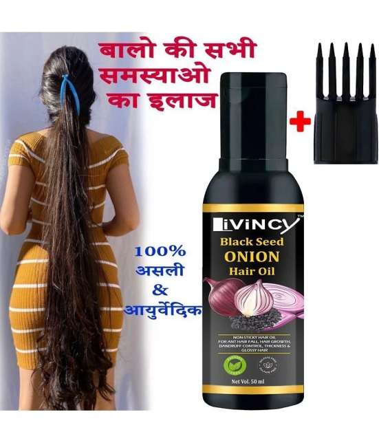 LIVINCY Hair Growth Onion Oil 50 ml ( Pack of 1 )