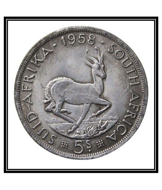 5s  ( 1958 )  Elizabeth - II  Regina   South   Africa   Pack  of  1   Extremely   Rare   Coin