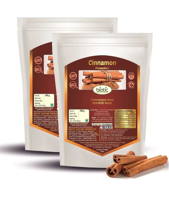 Biotic Cinnamon Powder (Dalchini Powder) 200 gm