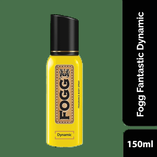 Fogg Dynamic, No Gas Perfume Body Spray For Men, Long Lasting Deodorant, 150 Ml