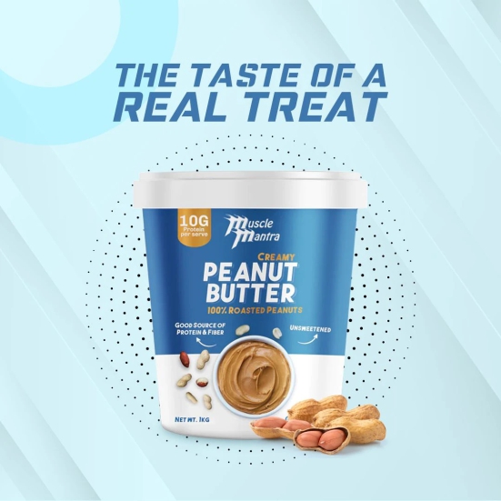 Muscle Mantra Peanut Butter-1 kg / Crunchy