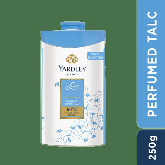 Yardley London Lace Perfumed Talc, 250 g