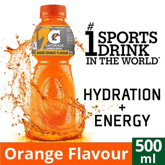 Gatorade Orange Sports Drink, 500 ml