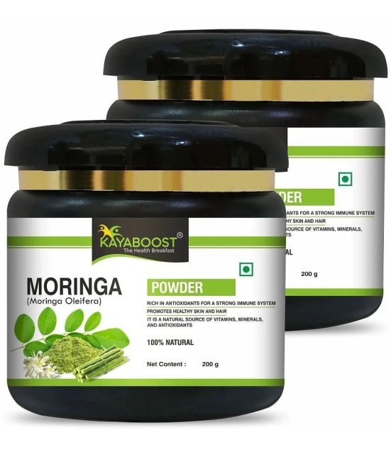 KAYABOOST 100% Organic Moringa Leaf Powder | Pack of 2 | 400 g