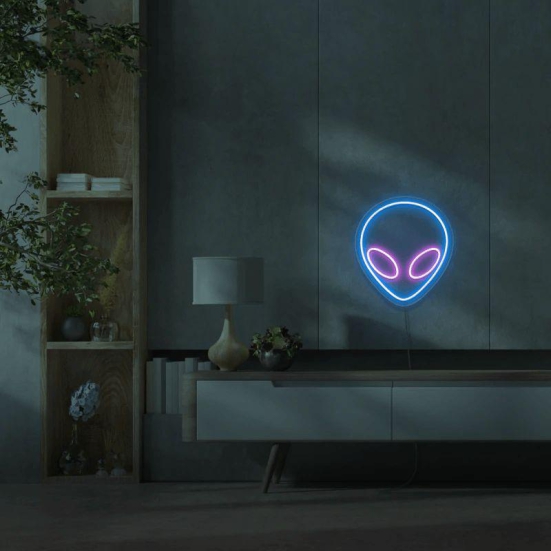 Alien- LED Neon Sign-1.5 x 1.5 Ft