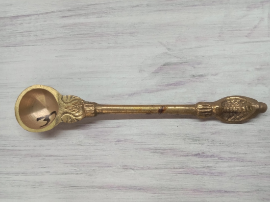 VRINDA METAL ART Achmani Naag Spoon For Puja  Spoon