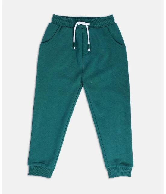 MINI KLUB Green Cotton Boys Trackpant ( Pack of 1 ) - None