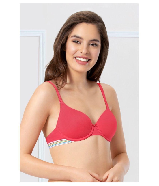 Everyde by Amante Cotton T-Shirt Bra - Pink Single - 34D