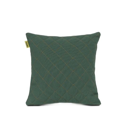 Diamond Quilted Cushion Cover Emerald Green 12