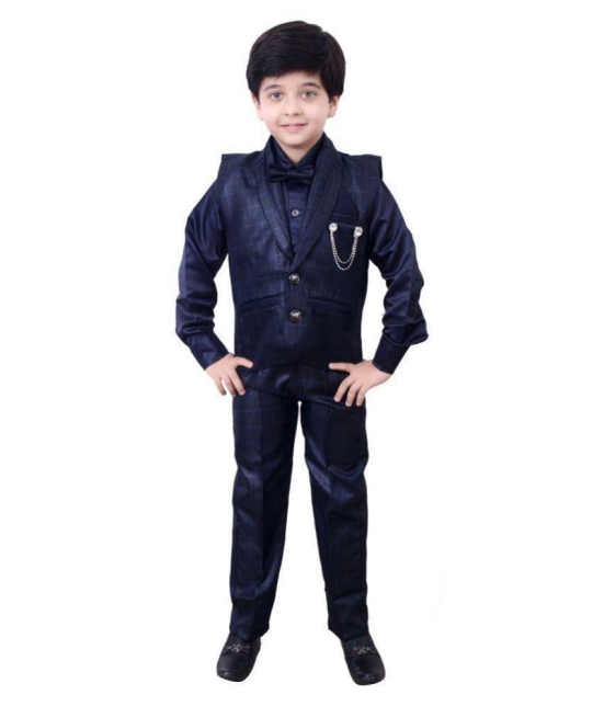 Arshia Fashions Boys Shirt Waistcoat and Pant Set Party wear - None