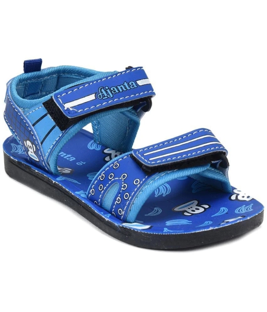 Ajanta Blue Sandal for Kids AA0051 - None