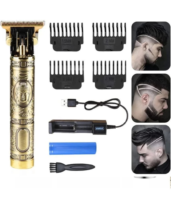 VEVO T9 Dragon Hair Gold Cordless Beard Trimmer With 45 minutes Runtime