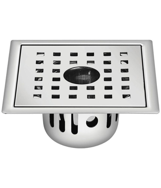 Sanjay Chilly Square Zoom Golden Series Floor Drain Cockroach Trap/Jali/Grating 153 MM