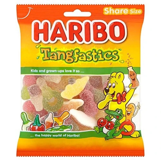 Haribo Tangfactics Candy, 140 gm