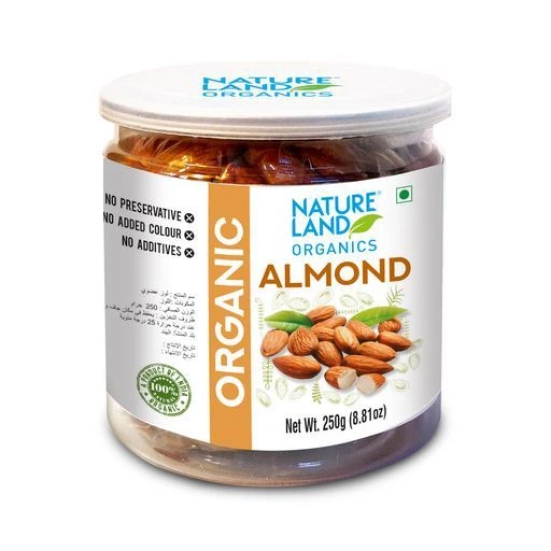 Natureland Organics Almond, 250 gm