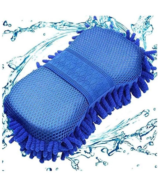 Penyan Microfiber Car Wash Sponge - Microfiber - Lint Free - Scratch Free - Ultra Soft Automobile Cleaning Sponge Pack of 1