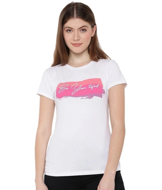 Dollar Missy Cotton White T-Shirts - Single - None